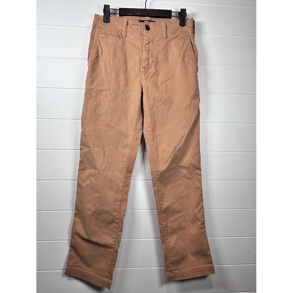 American Eagle Original Straight‎ Extreme Flex Khaki Chino Pants Mens 28x28 Tan